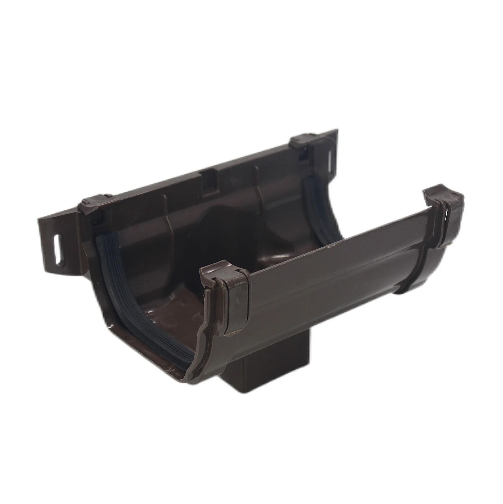 New material PVC Gutter 5.0 inch Drop Outer for Rainfall collection