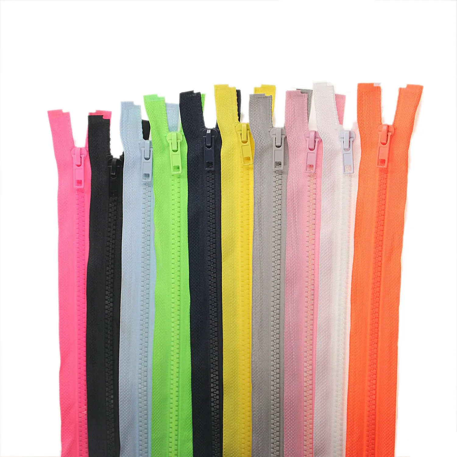 2022 fashion no 5 plastic zippers for garments pocket