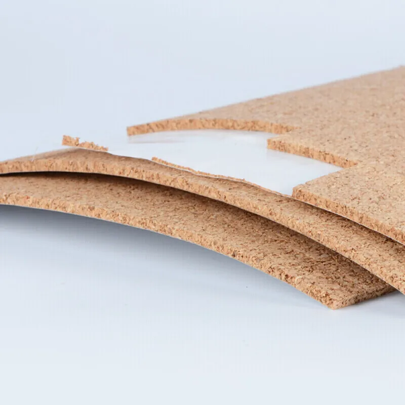 Self-adhesive Square Cork Spacers Pads for Glass Protecting 15*15*2mm Cork + 1mm Pvc Foam