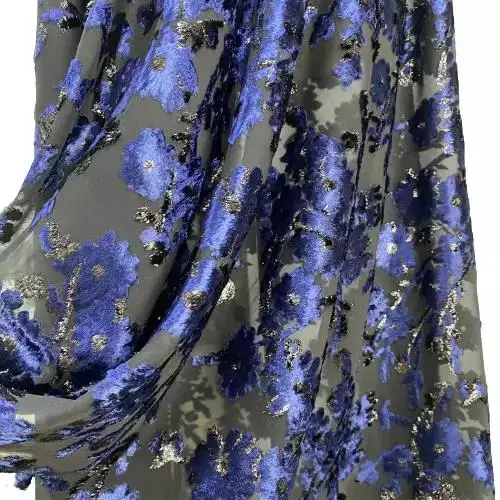 Silk velvet Dirac & Garbasa Sets Ready to ship Best quality Metallic Silk Lurex jacquard Fabric For ladies garment