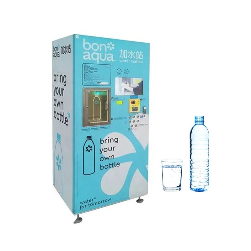 Reverse Osmosis Small Refill vending device hot Drinking Purified Bottled Water Vending Machine commercial For Drinking Water