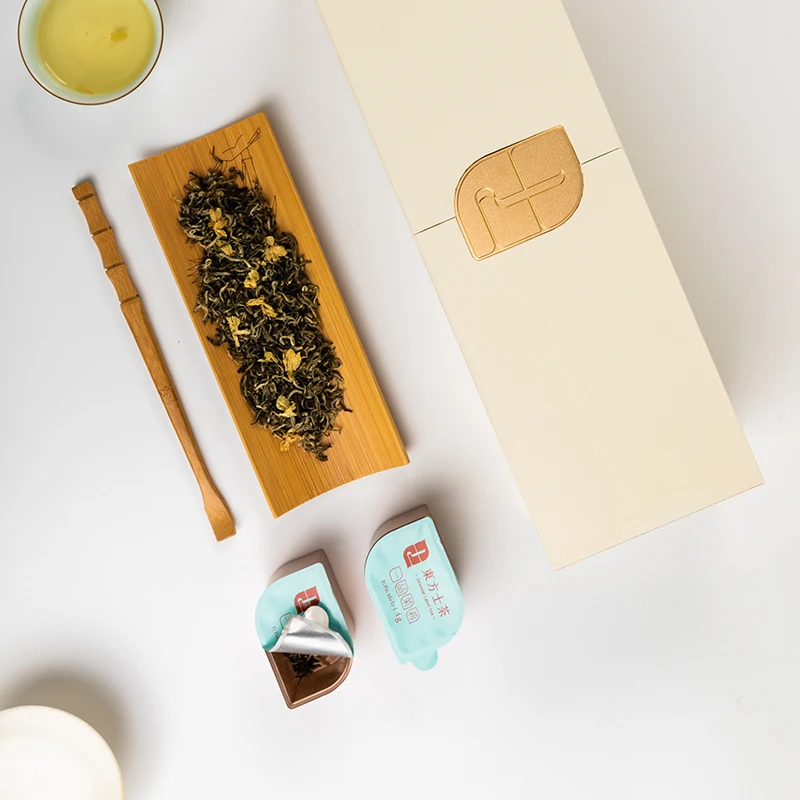 
Traditional Chinese New Tea Fresh Flower Blends Jasmine Instant Flavored Tea 