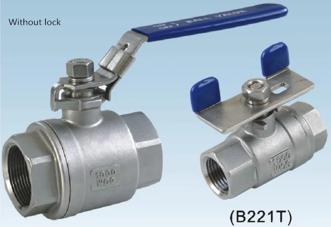Stainless steel valve 1/2 male to 1/2 female Heavy duty handle with blue vinyl insulation 2 pc ball valve