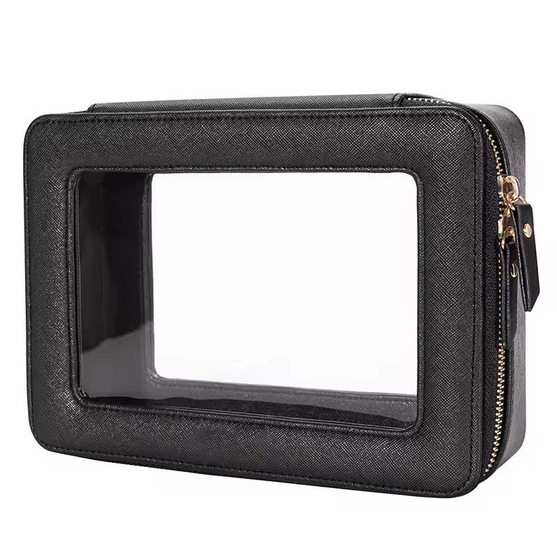 Transparent And Clear Multi-functional Handbag Can Hold Cosmetics And Accessories Small And Easy To Carry Makeup Bag