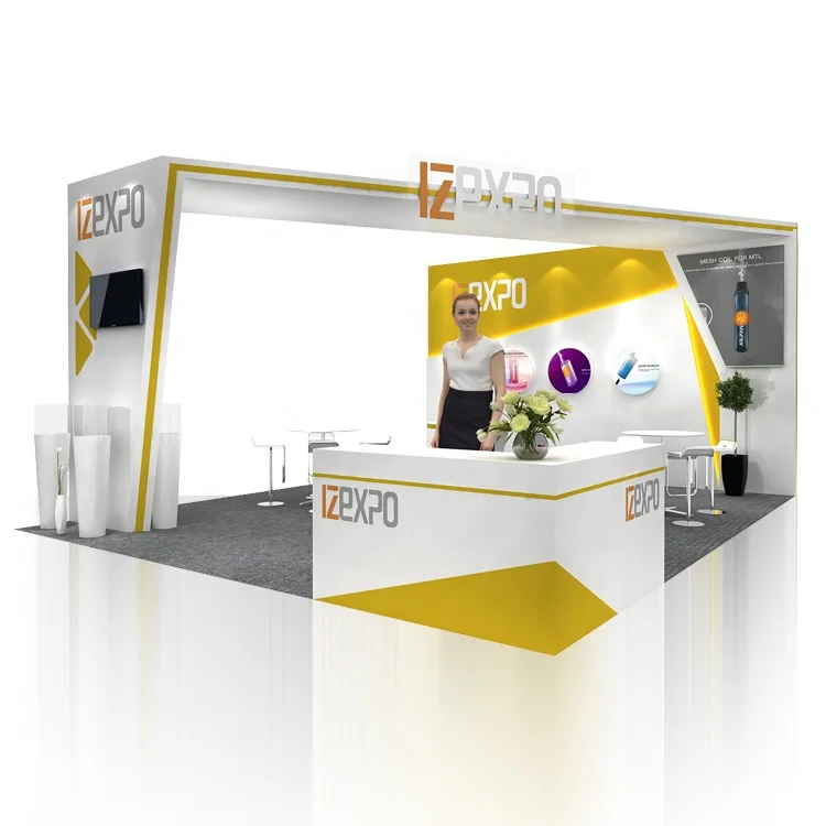 Модный выставочный стенд Zizexpo 30 минут 5x6 м