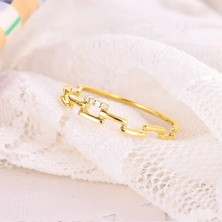 100% реальная твердая проволока 9K 375 Золотое кольцо быстрая доставка