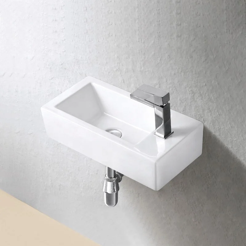 BEFEN322 fashionable design bathroom ceramic wash hung basin art basin with CE/ROHS