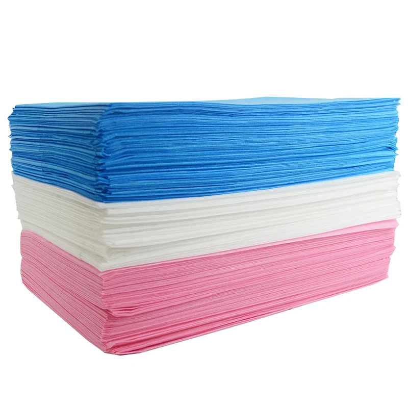 non woven disposable bed sheet massage bed sheet spa disposable sheets for massage bed 100*200cm