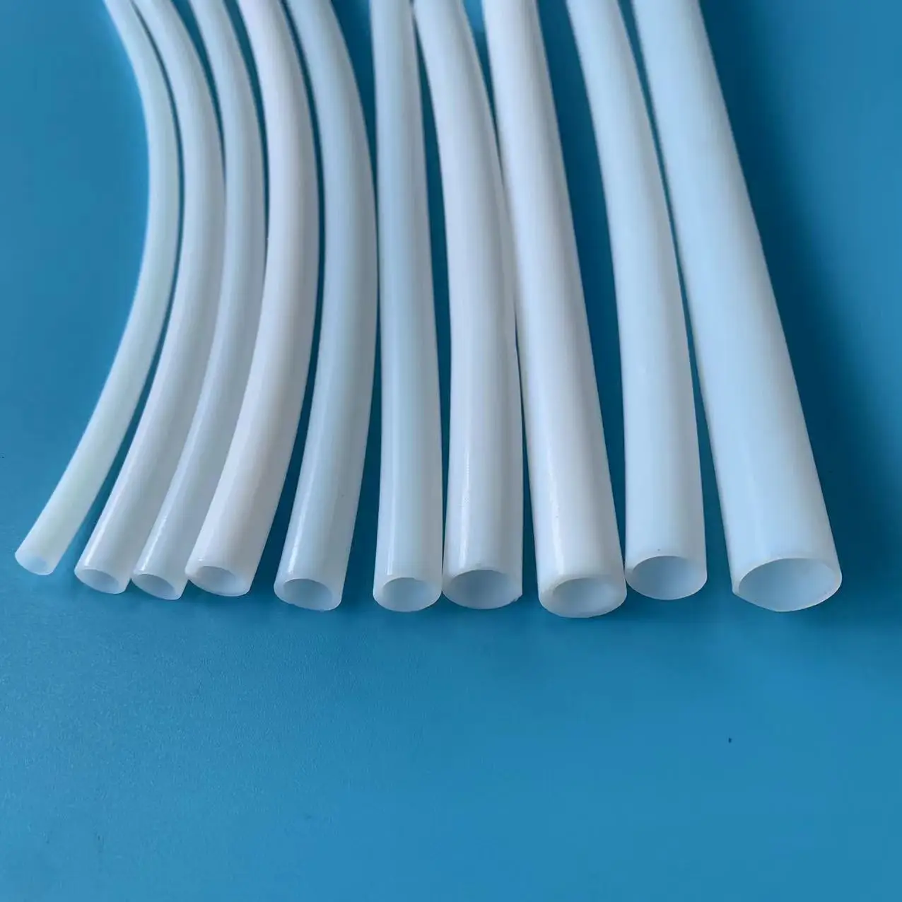 Dankai High Pressure PTFE Hose White PTFE Pipe Custom Plastic Tube High Temperature Resistance Fluoropolymers Tubing