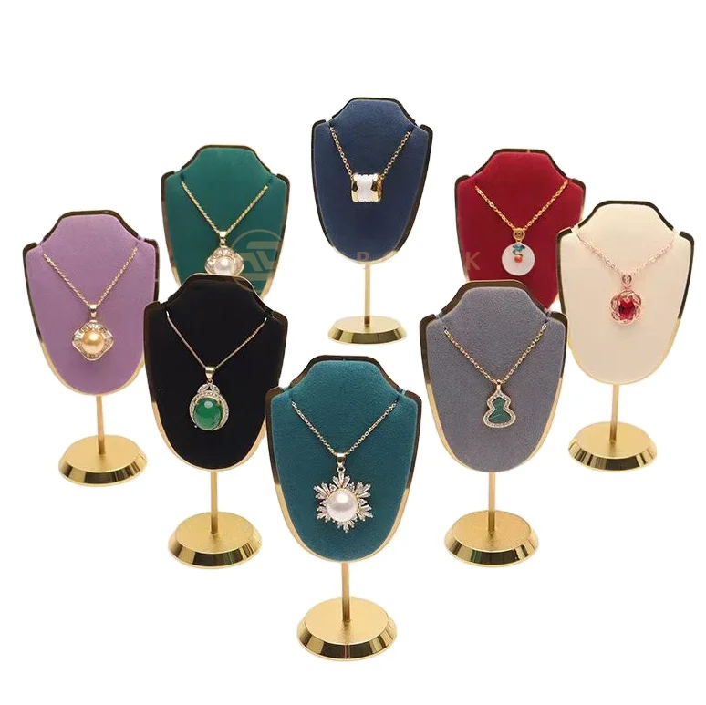 Zebo high quality multiple specifications and colour custom logo jewelry stand display set stand