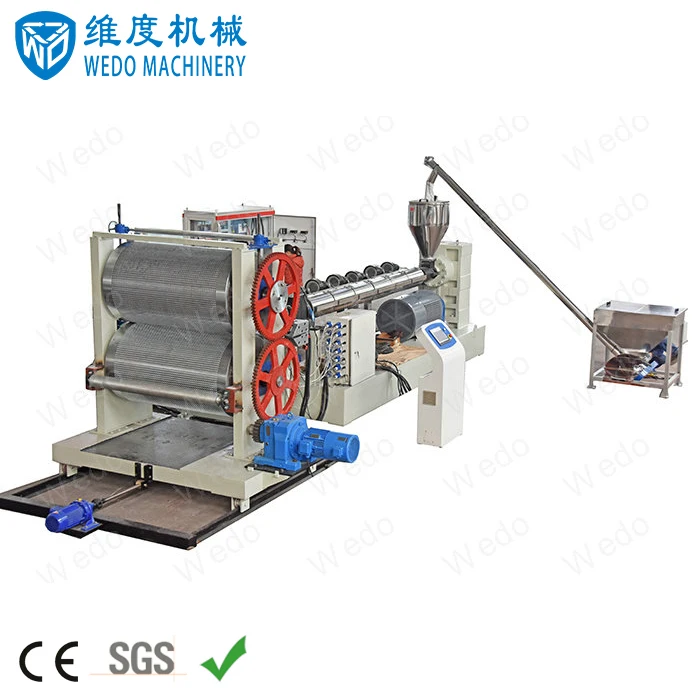 High Speed Two Compound Automatic Low Price In 2023 Mid November HDPE Dimpled Drainage Board Making  Machine