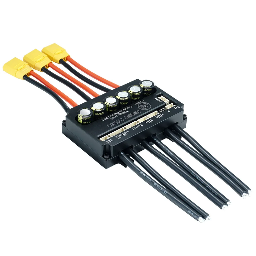 Flipsky FSESC 75200 75 В 16S 200A ESC контроллер на основе VESC с чехлом для боевого робота серфинга робот серфинг