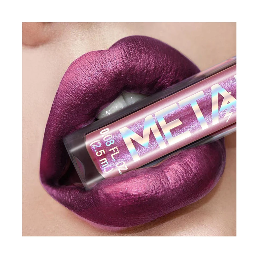 Wholesale OEM 2022 New Waterproof Custom Logo Vegan Glitter Lipstick Glossy Nude Liquid Private Label Matte lipstick