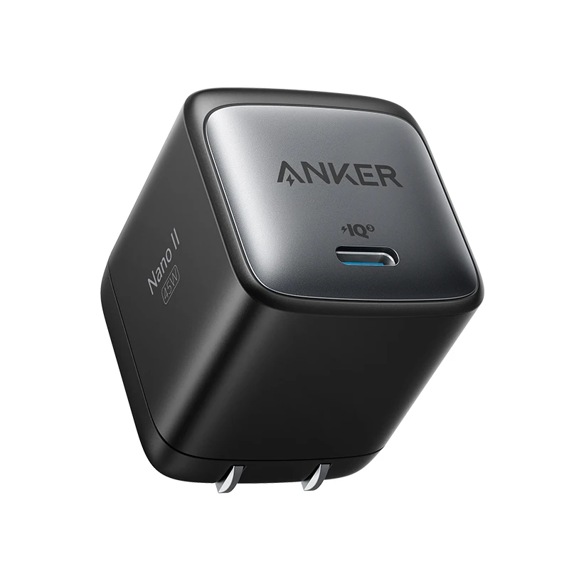 Универсальный блок питания Anker 713 Nano II Pd 45 Вт Usb-c Блок быстрой зарядки Usb зарядное устройство для телефона
