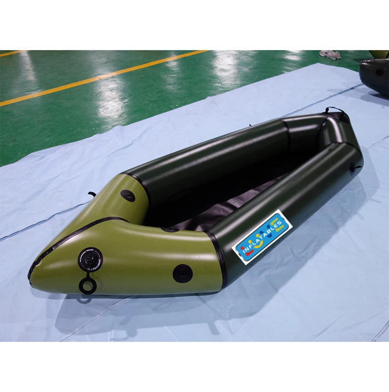 Outdoor Durable Wholesale Ultra Light Packraft  Fishing  Gear with TPU fabric