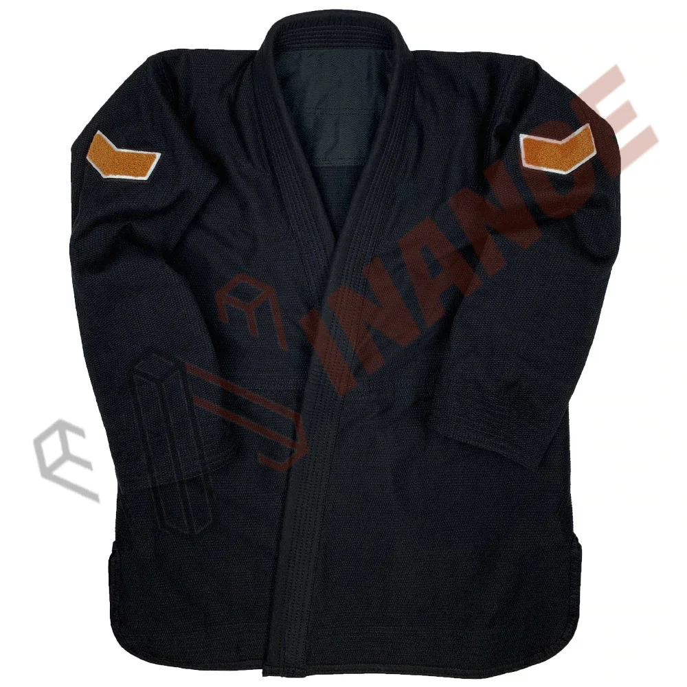Cheap High quality custom embroidery and custom patches pearl weave fabric 100% cotton bjj gi kimono brazilian jiu jitsu gi
