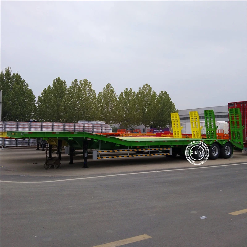 4 Axles Heavy Duty 90ton 110ton Low Loader Lowboy Detachable Gooseneck Removable Lowbed Trailer