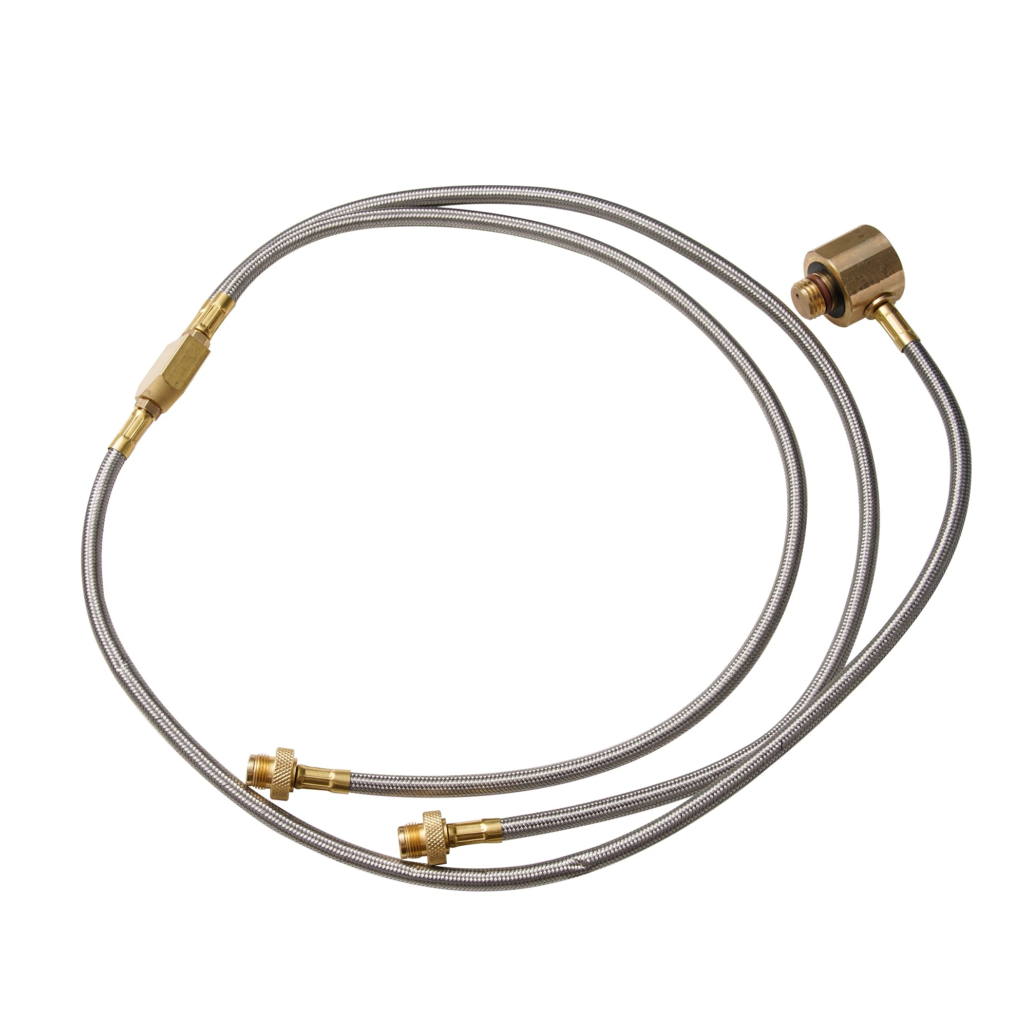 Camping Stove burner Connector Conversion Adapter for 3 Gas tank