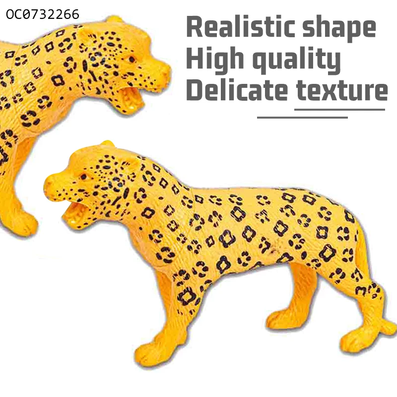 Kids early education wild animal toy set 12PCS realistic mini toys wild animal kingdom model set