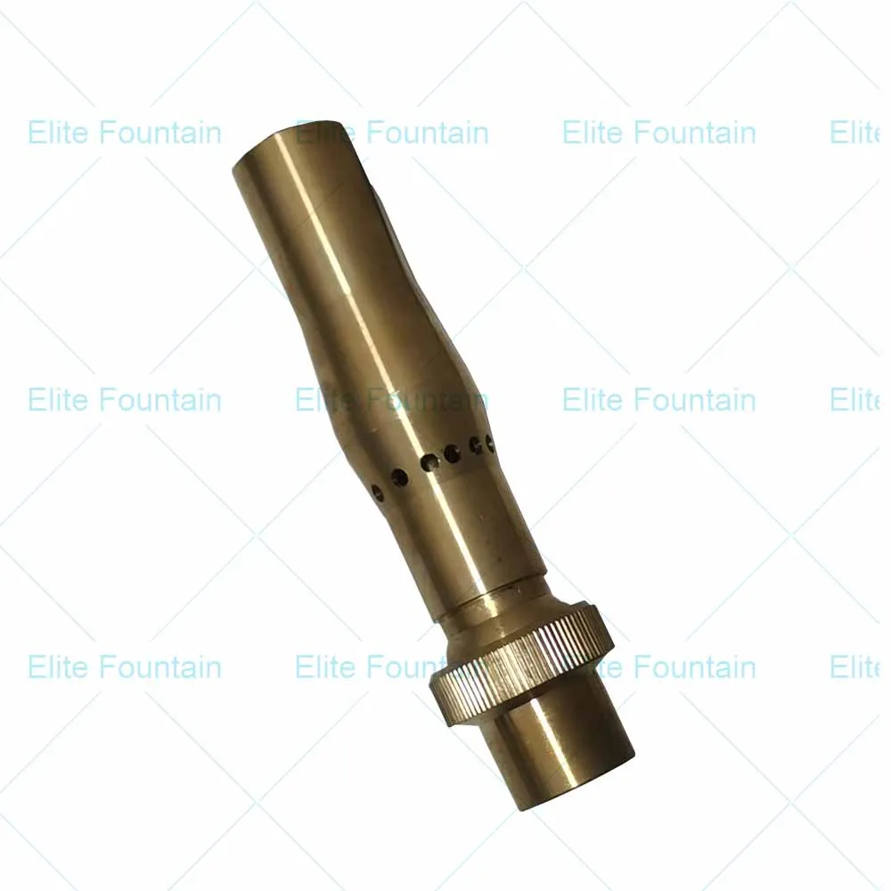 Adjustable Brass Multiple-Branching Foam Bubbling Column Crystal Water Pilar Nozzle