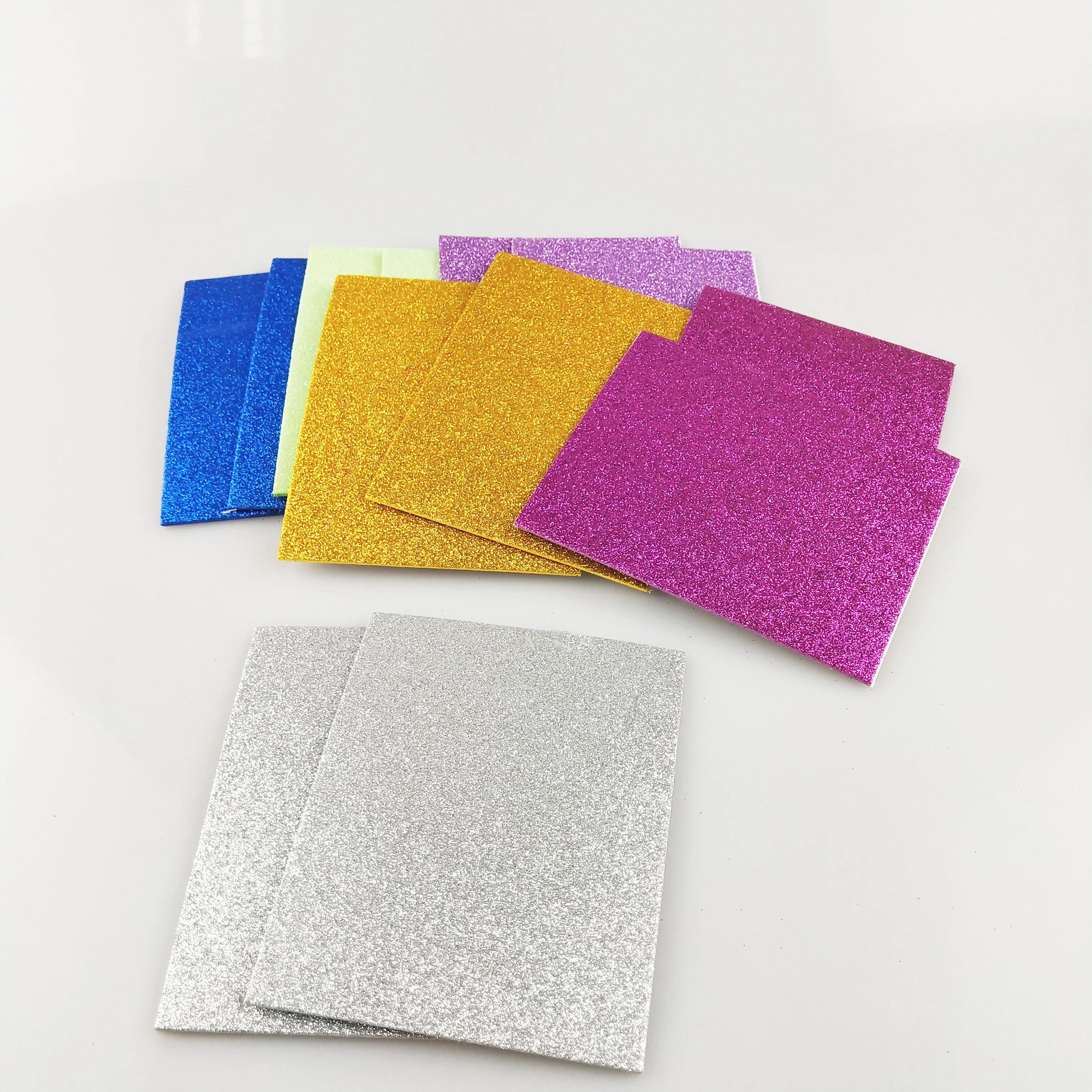 
Self-adhesive foam flash sticker children art craft home decor holiday decor glitter stickers 