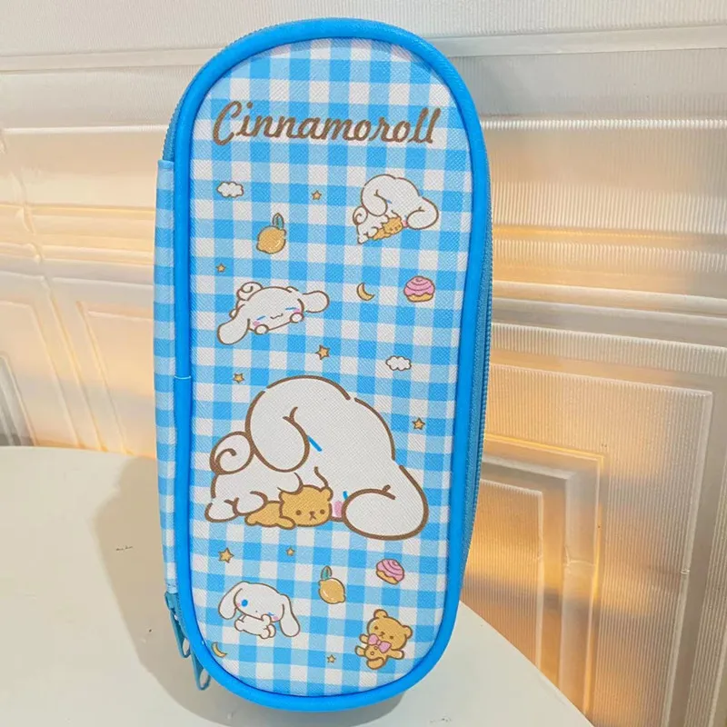 Cartoon kuromi PU Pencil Case Large Capacity Storage Pen bag for School Stationery Gifts
