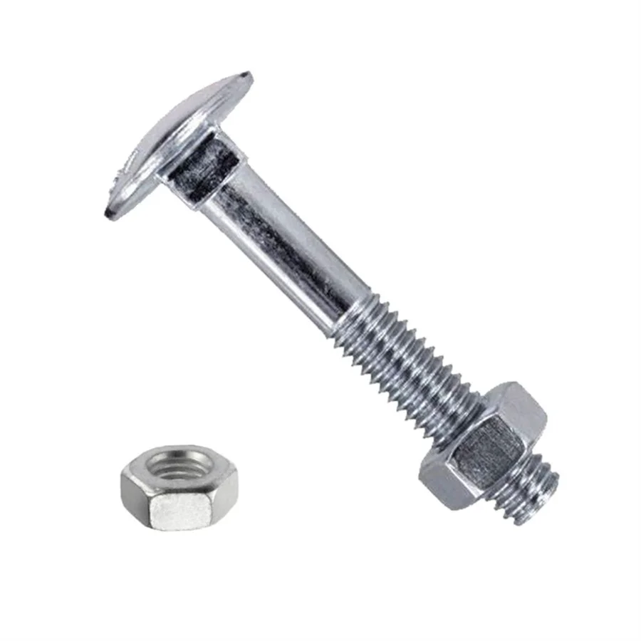 M4 M33 M45 Csk Head Square Neck Carriage Bolt Round Flat Head Carriage Bolt With Nut