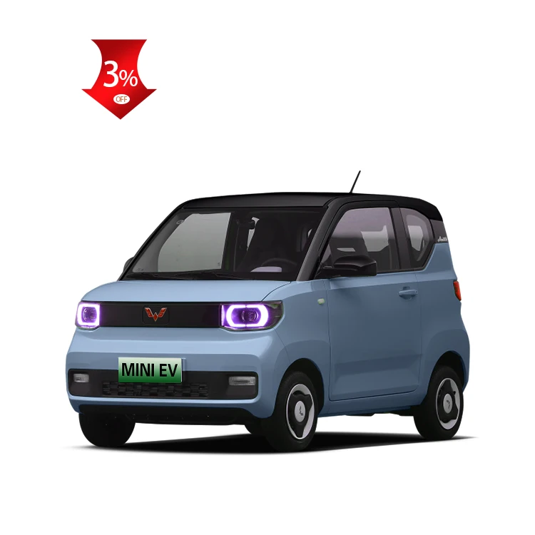 High Speed Wuling Hongguang Mini-ev New Energy Vehicle Mini Van Ev Gameboy. 400 Manufacturers From China in Stock