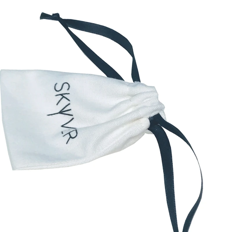 100% хлопковый материал оптовая продажа небольшая Хлопковая Сумка печать логотипа мягкие ювелирные изделия хлопковые сумки для упаковки