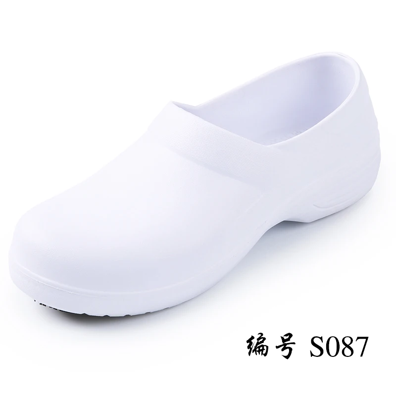 Waterproof and non-slip safety work shoes in summer dust-free workshop