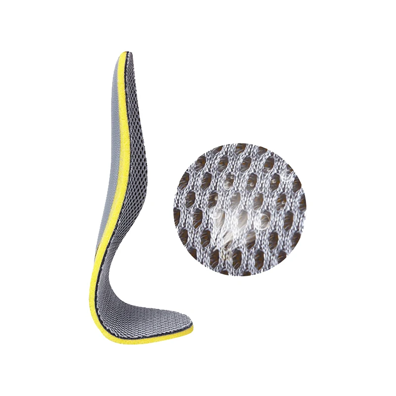 Дышащие ортопедические стельки с поддержкой свода стопы из бамбукового угля