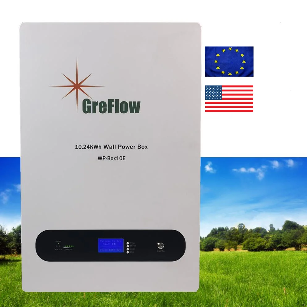 EU Stock storage battery lithium 48v 51 2v 200ah 10kwh 20kwh lifepo4 power wall mounted storage battery pack solar energy system