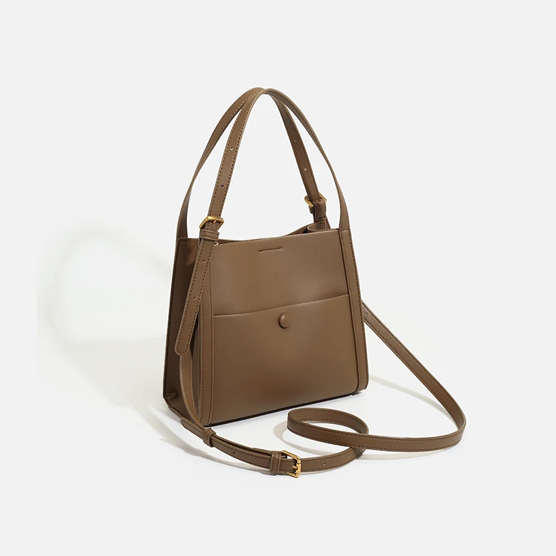 New Arrival Stocked Waterproof Ladies Pu Handbag Duffle Bags Leather Messenger Bag For Women