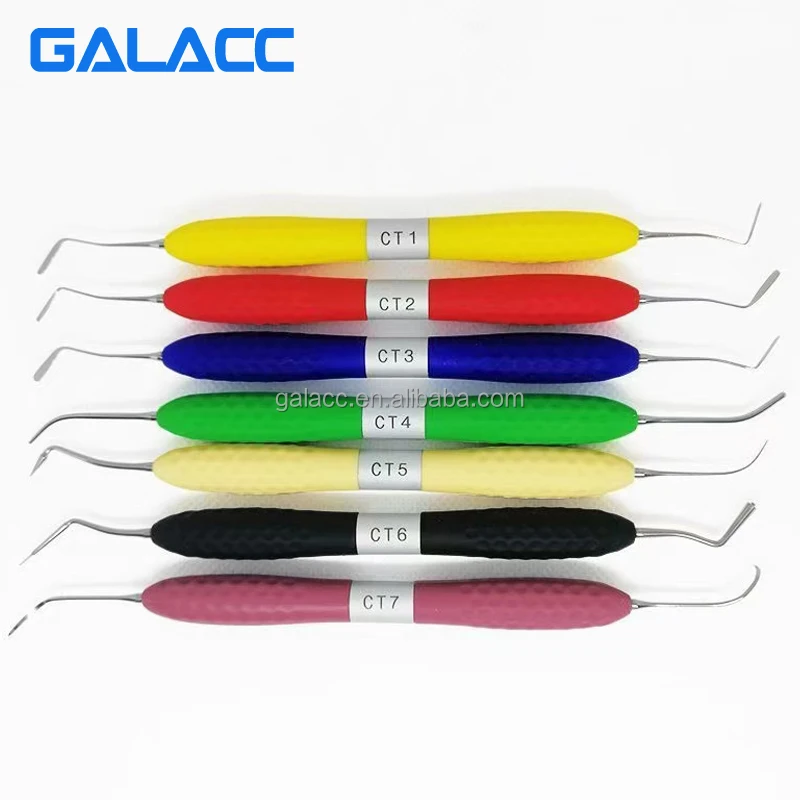 Dental Equipment Filler Filling Suit Plastic Cutter Aesthetic Composite Resin Resin Dresser Plain Dentist Tools A Set