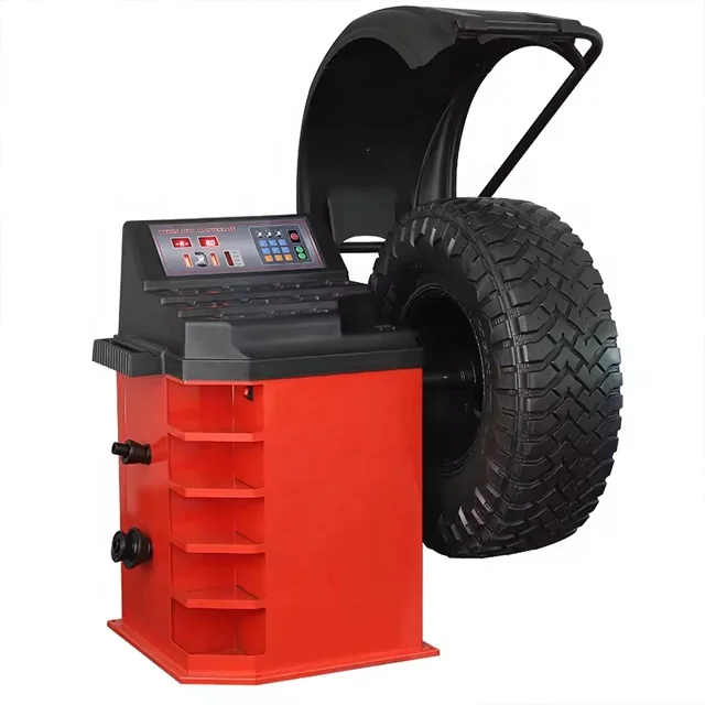 Digital 3D Truck Wheel Balancing Machine with Touch Screen Pick-up Sensor Tyre Changer Best Price Vehicle Equipment