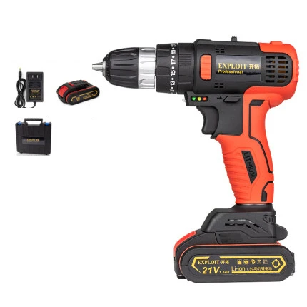 Wholesale hardware tools max 21v chargeable battery pack lithium ion cordless power electric impact drill
