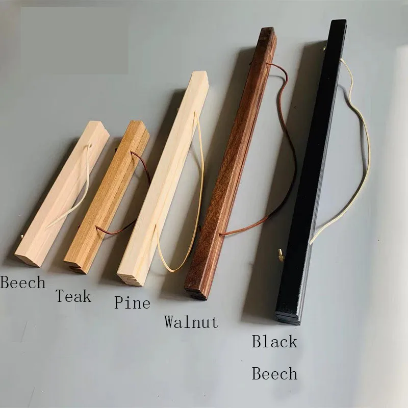 Beech Magnet Absorbing Picture Holder Solid Teak Pine Magnetic Drawing Clip Poster Hanging Frame