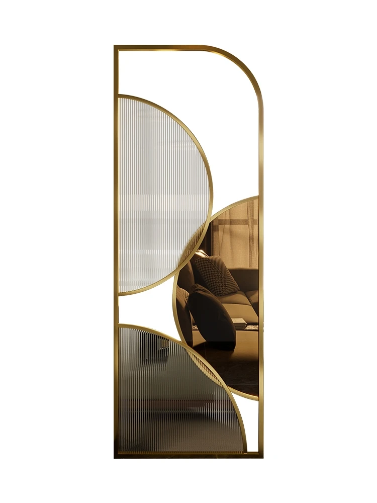 Metal luxury room dividers for living room and dining room partition designs