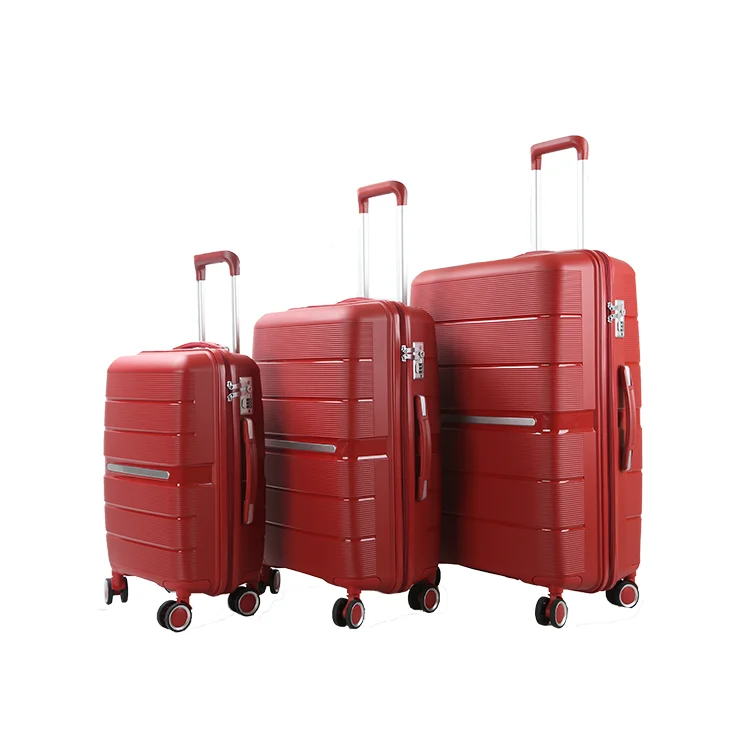 Hot Sale 4-Wheel 20 24 28 Inches Trolley Luggage Suitcase Set Unisex Custom Logo With Caster Wheel for Travel