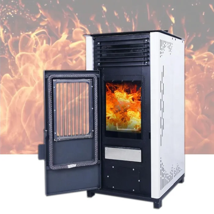 Switzerland Multifunction Pellet Stove with Radiators Fireplace Wood Water Circulation