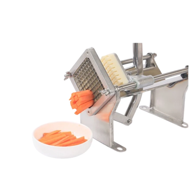 China Factory Price 6/9/13mm Cutting Size Manual Fruit & Vegetable Strips Potato Chips Cutter Machine