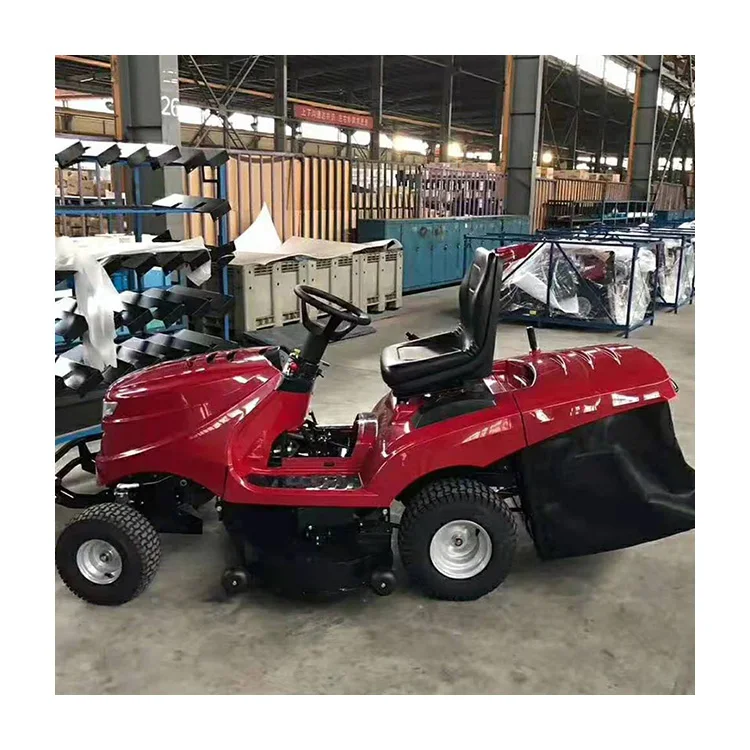 Riding Style 42 Inch Four-wheel Drive Wheeled Small Lawn Mower With Zero Turning Diesel Car Mounted Lawn Mower