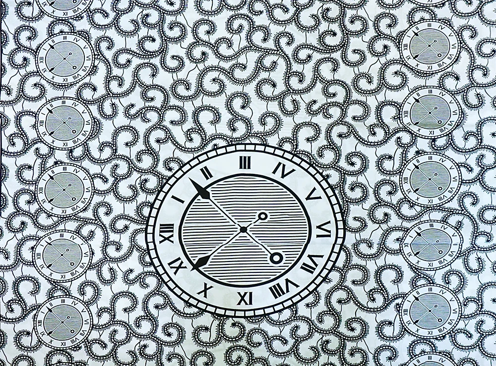 African Wax Fabric 6 yards Veritable Wax  Ankara Block Prints Fabric 100% Cotton For Sewing