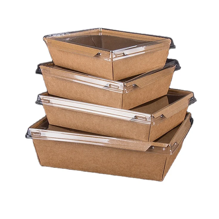 Азия Экологически чистая бумажная салатная пицца Жареные Чипсы жареная курица коробка лучшее качество низкая цена пользовательский дизайн логотип размер цветная печать