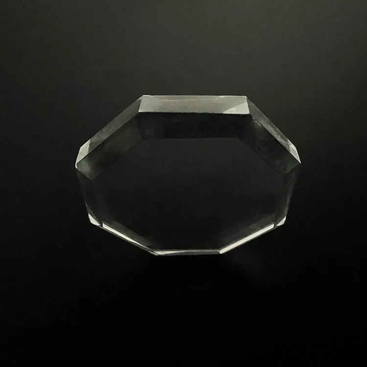 Wholesale Crystal pad eyelash glue holder Extension Tools Transparent crystal glue pallet