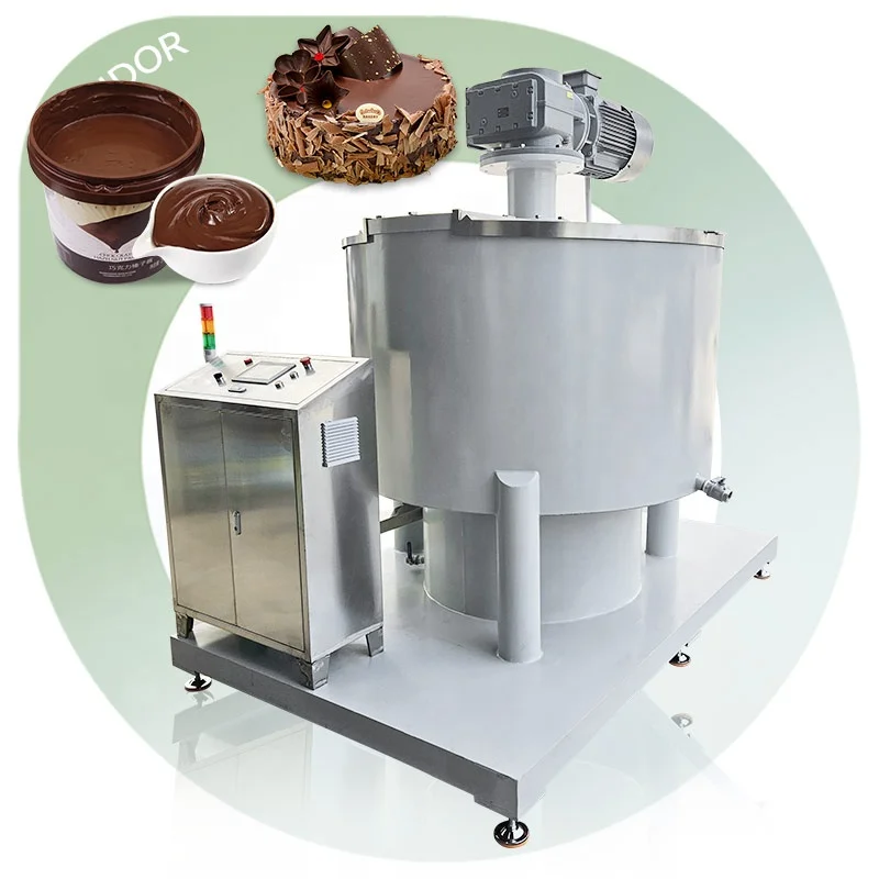 Refiner Continuous Verticale Refining Lab 500kg 100kg Small Chocolate Ball Mill Machine for Chocolate