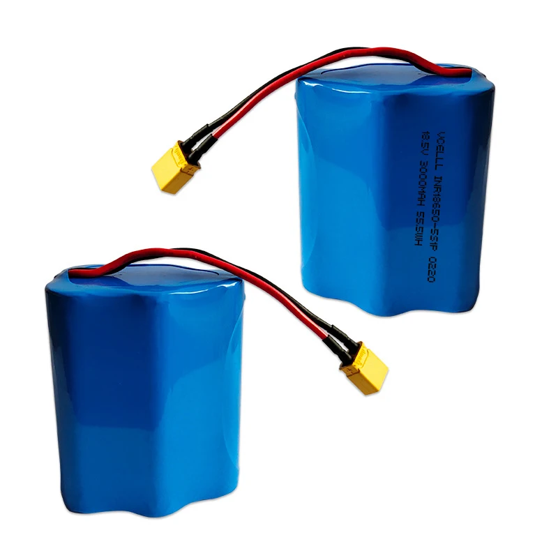 High Capacity 18650 5S1P 18V 3000mAh Lithium Battery Pack For Power tools