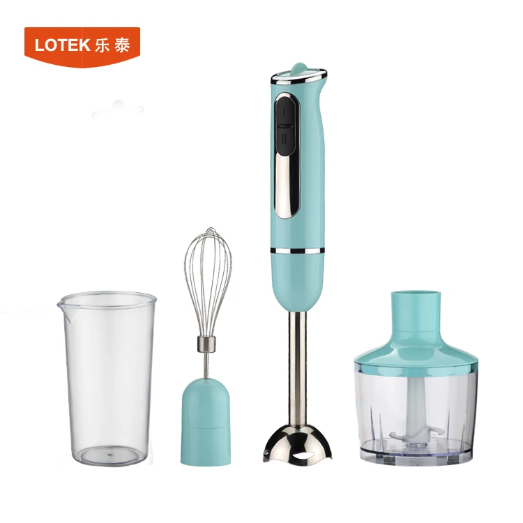 Household 2-Speed Full Copper DC Motor Electric Hand Blender for Food Mixing