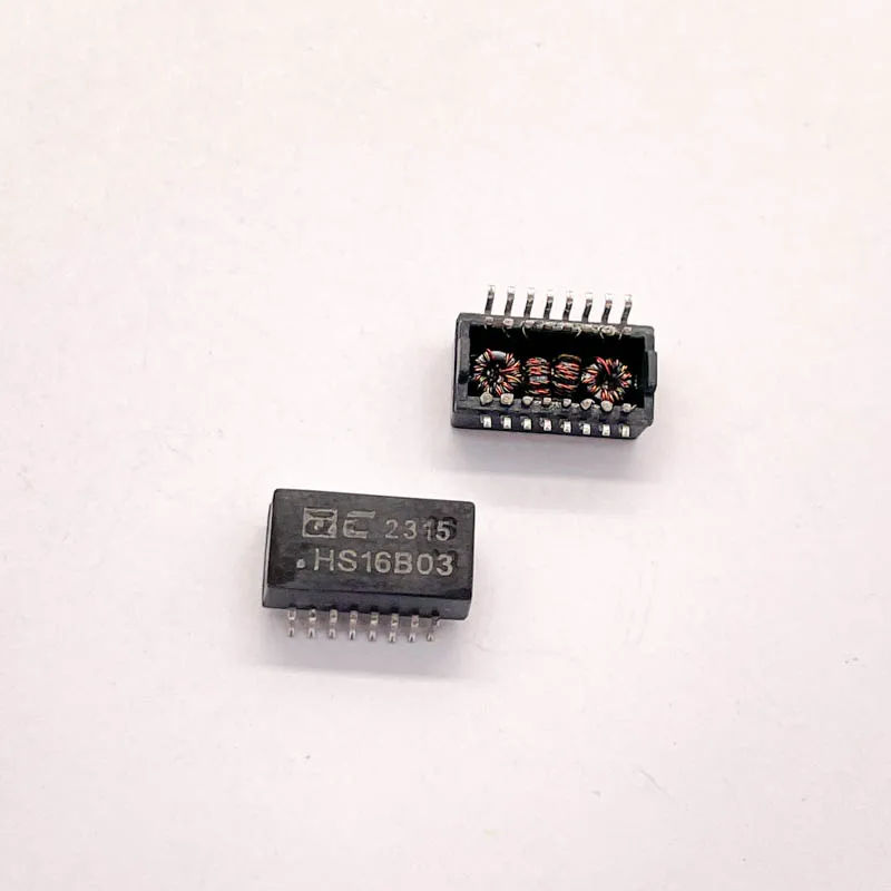 Smd 16Pin Small Network Transformer Integrated Network Filter Modules Ethernet Magnetic Lan Transformer