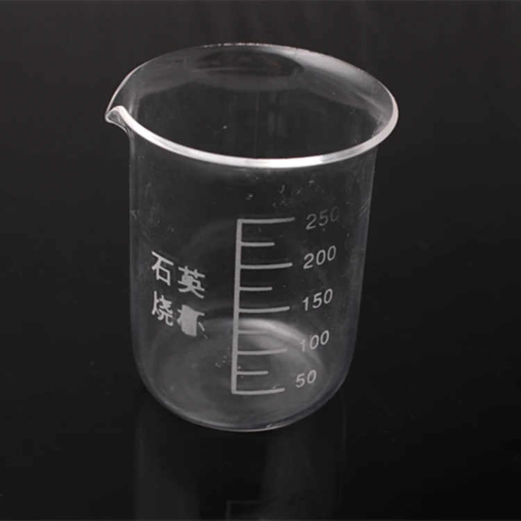 Кварцевое стекло объемная колба Кварцевая стеклянная бутылка Erlenmeyer коническая